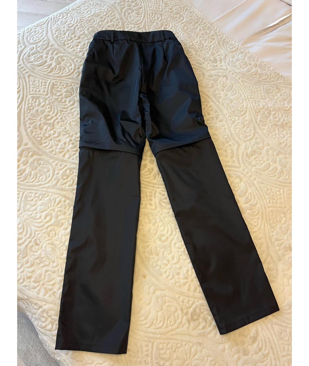 PRADA Черные прямые брюки, фото 2