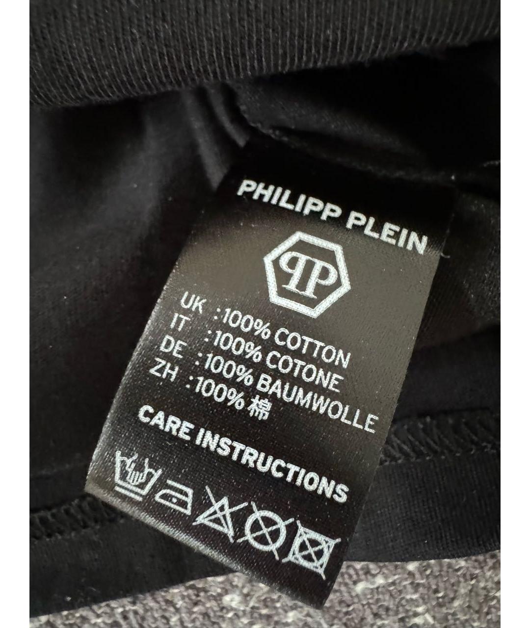 PHILIPP PLEIN Черная футболка, фото 5