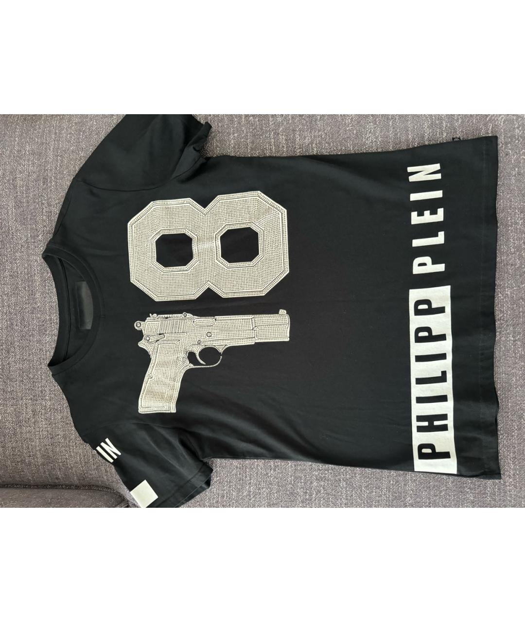 PHILIPP PLEIN Черная футболка, фото 2