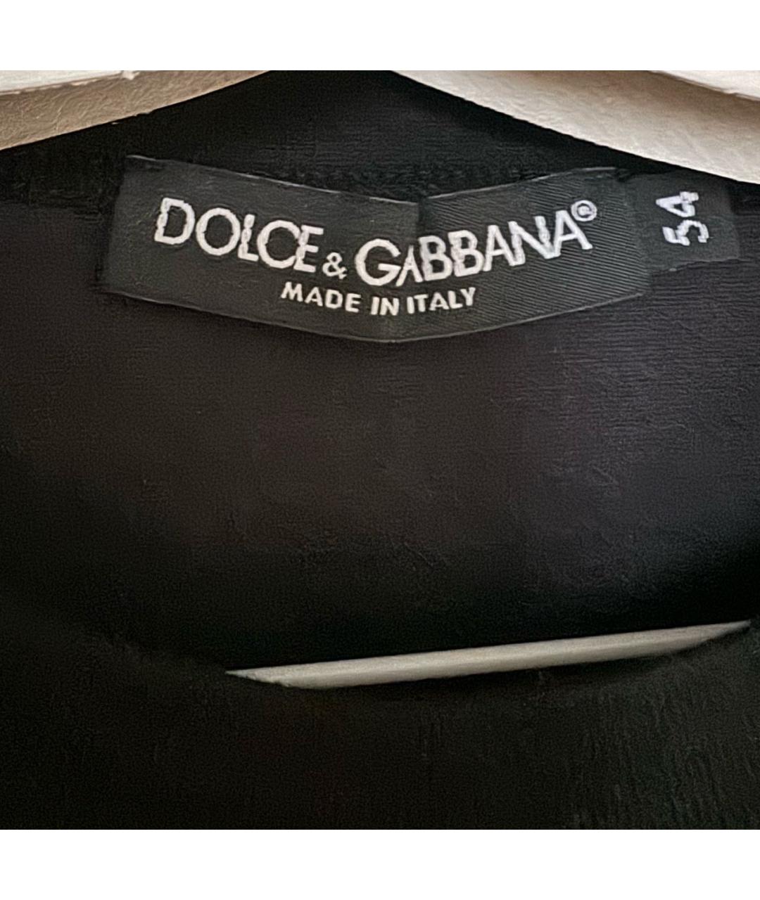 DOLCE&GABBANA Черная неопреновая футболка, фото 3