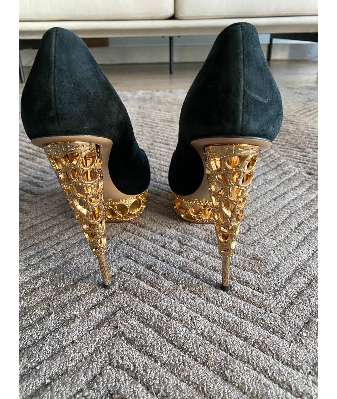 CHARLOTTE OLYMPIA Зеленые туфли, фото 3