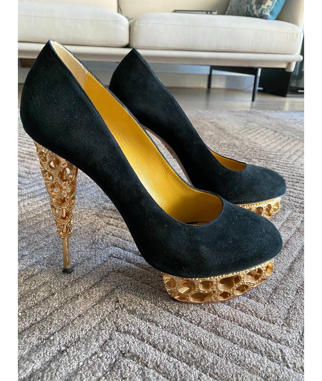 CHARLOTTE OLYMPIA Зеленые туфли, фото 4