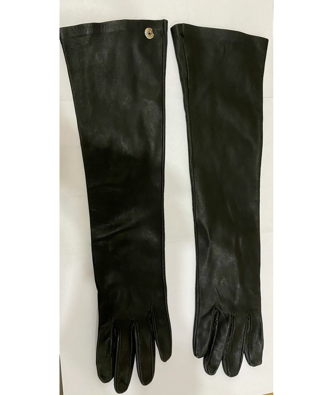 PINKO Черные кожаные перчатки, фото 5