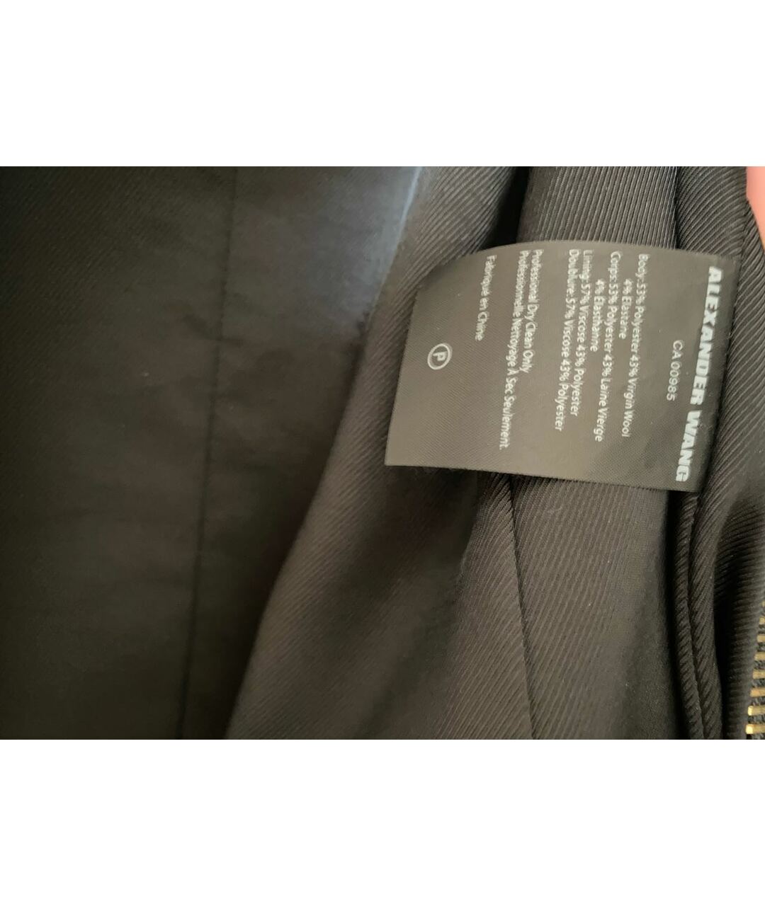 ALEXANDER WANG Черный полиэстеровый жакет/пиджак, фото 5