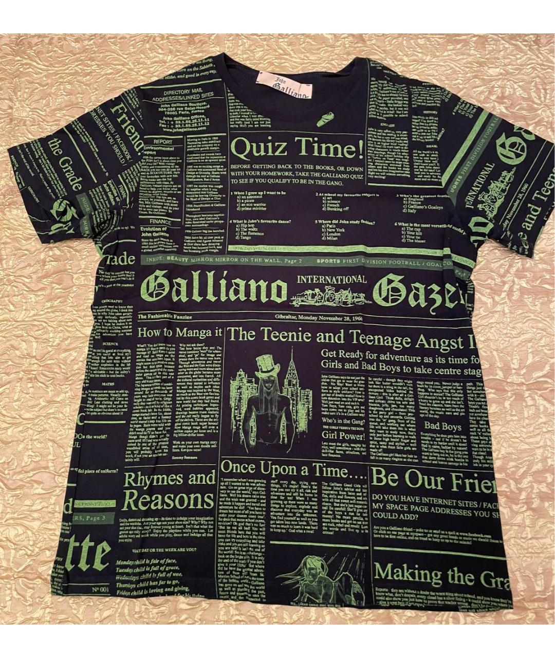 JOHN GALLIANO Мульти хлопковая детская футболка, фото 5