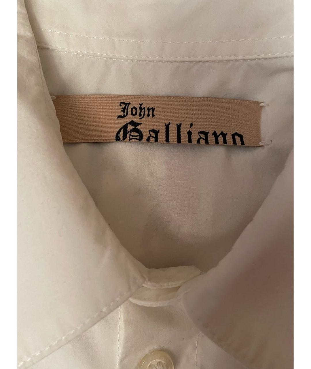 JOHN GALLIANO Белая хлопковая детская рубашка, фото 3