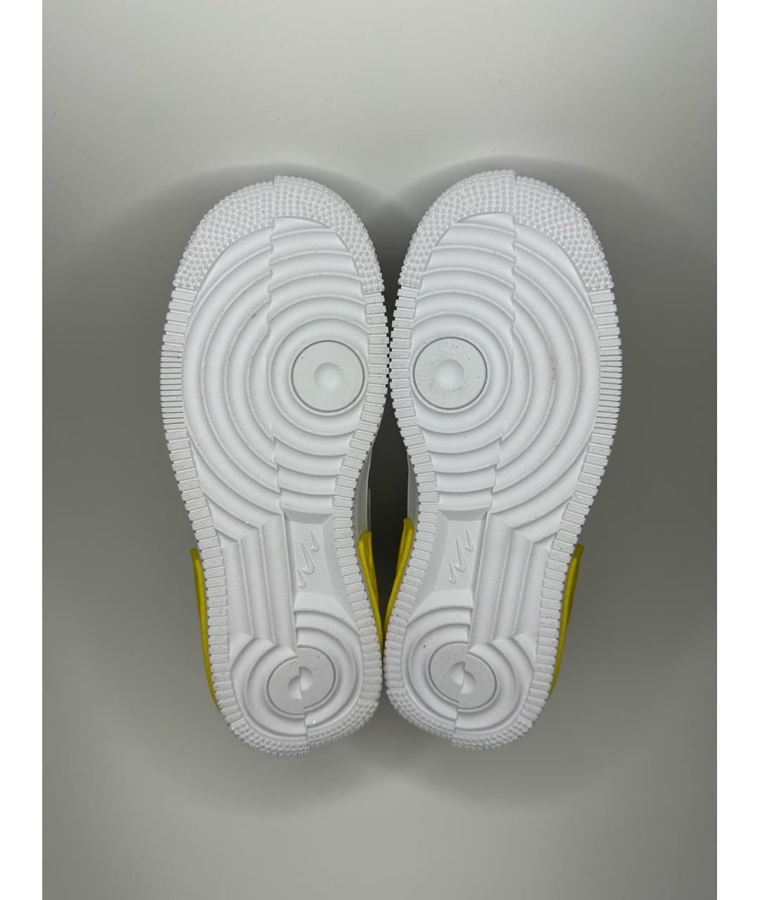 NIKE Белые кроссовки из искусственной кожи, фото 5