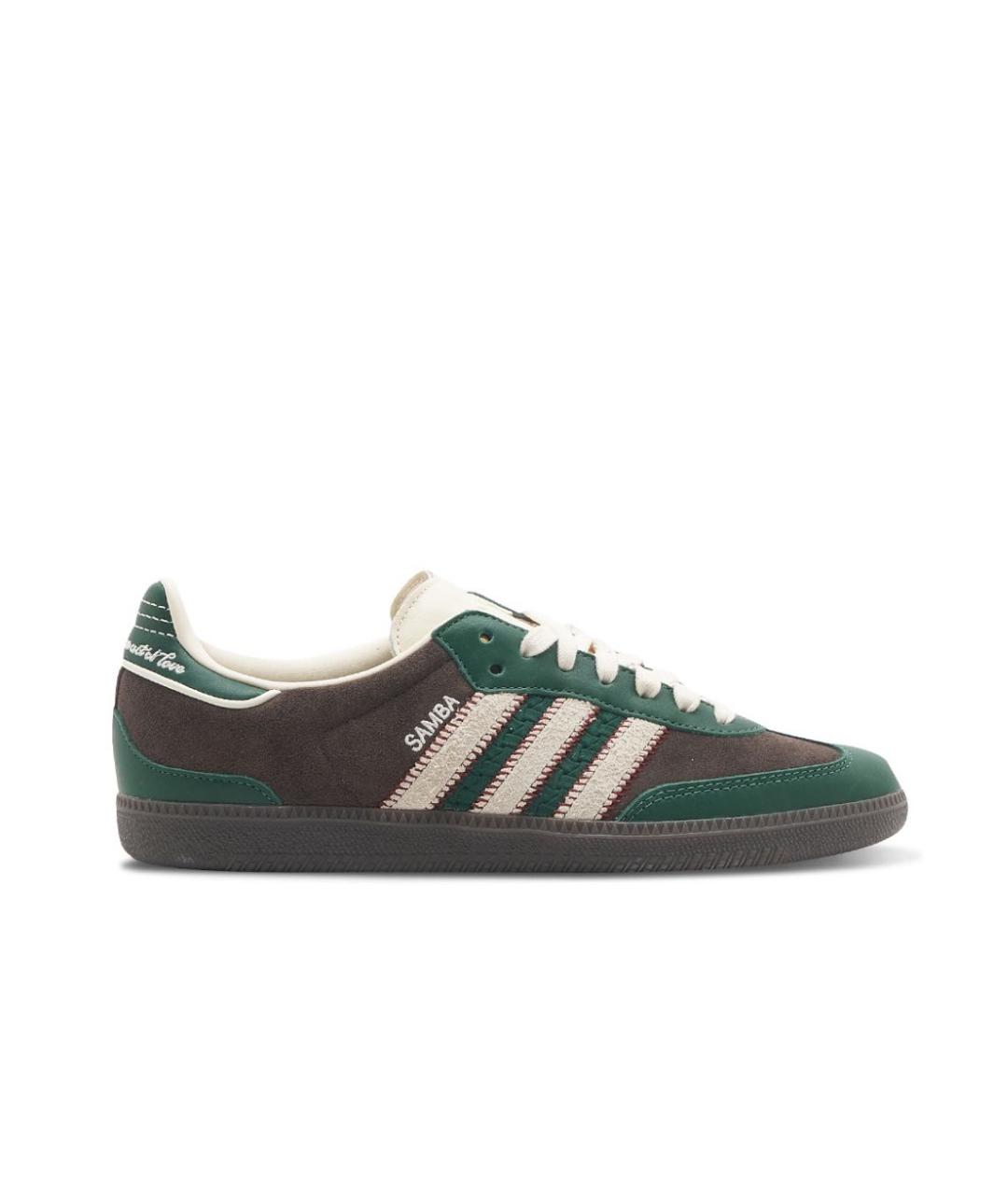 Adidas samba hot sale suede green