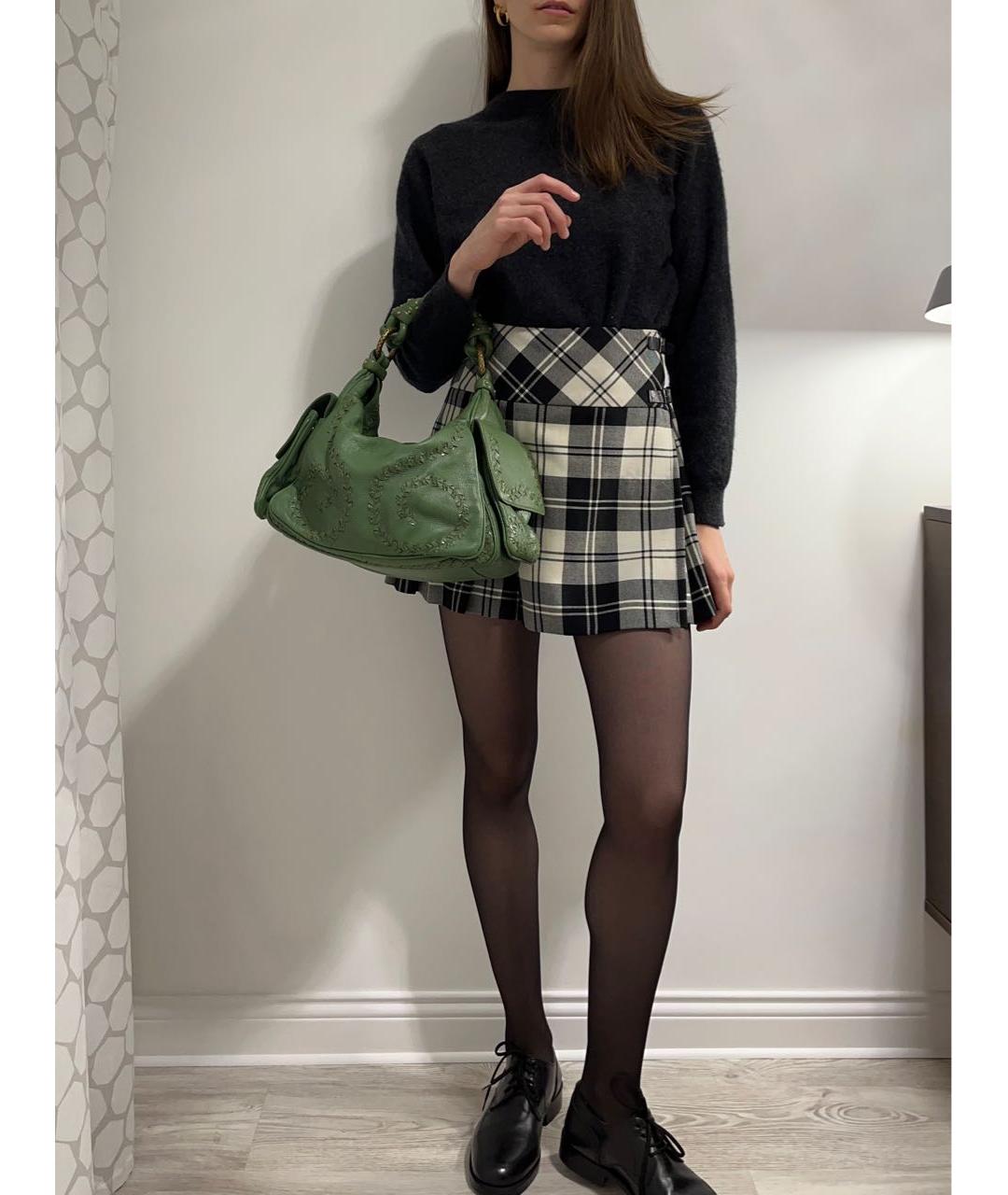 BOTTEGA VENETA Зеленая кожаная сумка с короткими ручками, фото 6