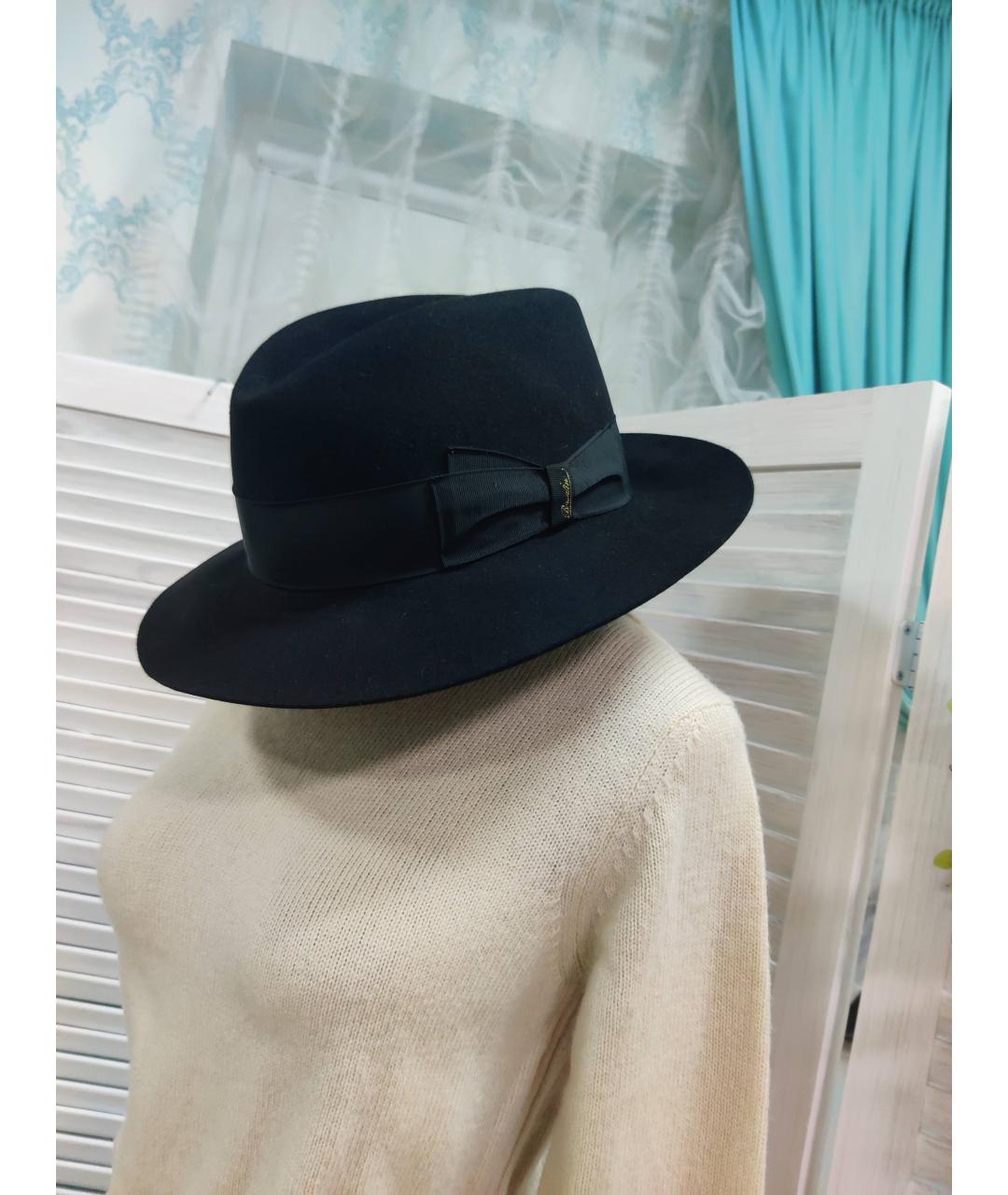 BORSALINO Черная шляпа, фото 6