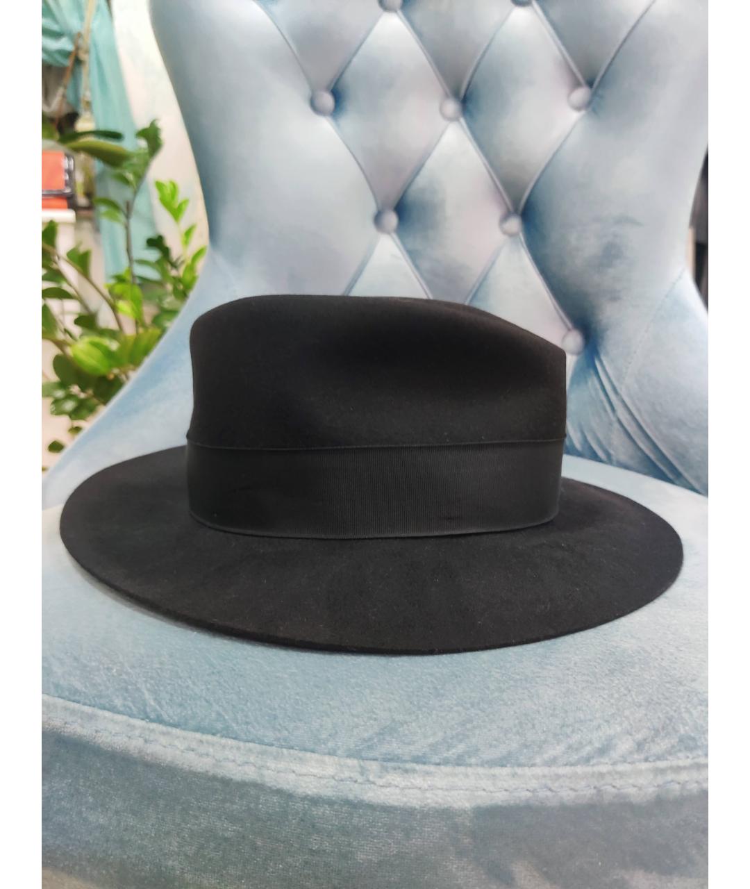 BORSALINO Черная шляпа, фото 3