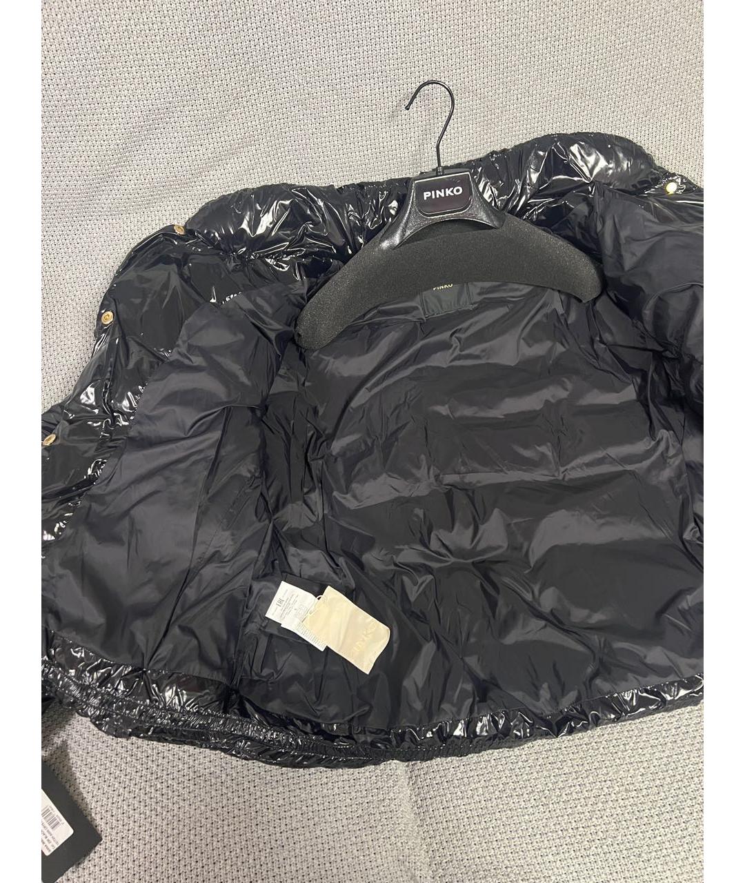 PINKO Черный пуховик, фото 5