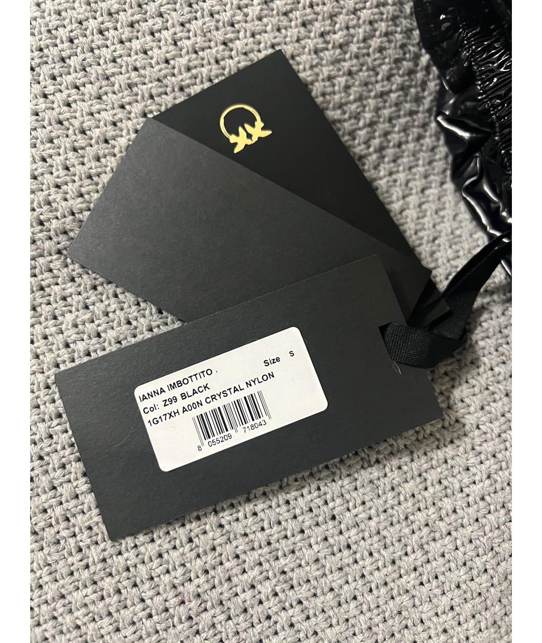 PINKO Черный пуховик, фото 4