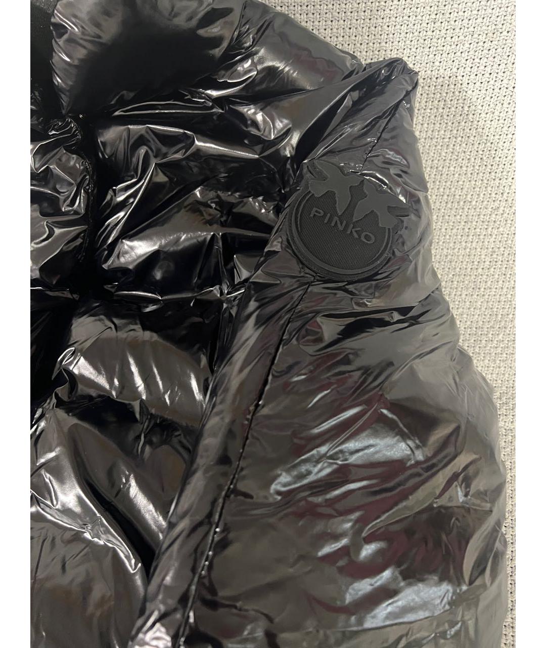 PINKO Черный пуховик, фото 7