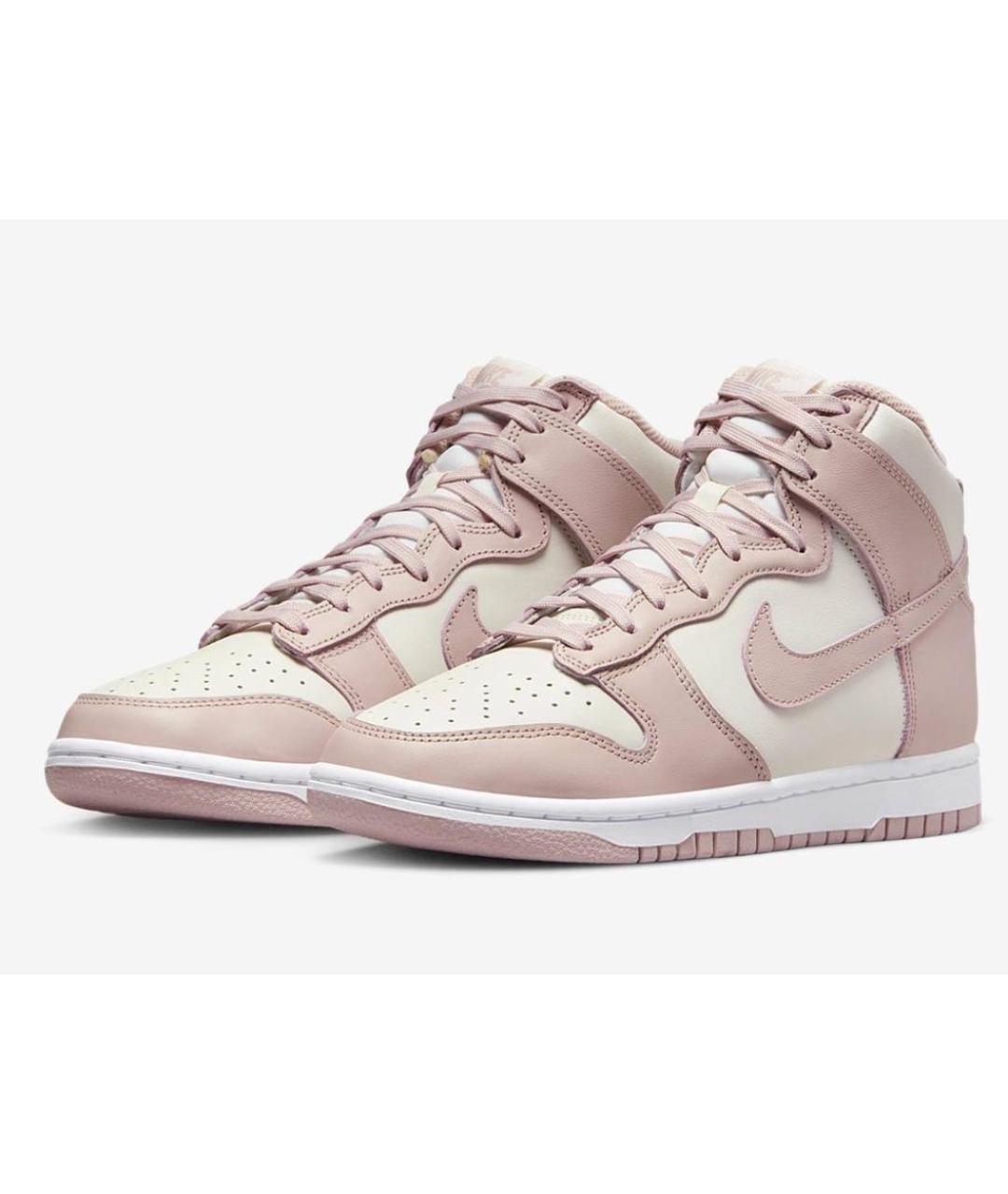NIKE Розовые кожаные кроссовки, фото 2