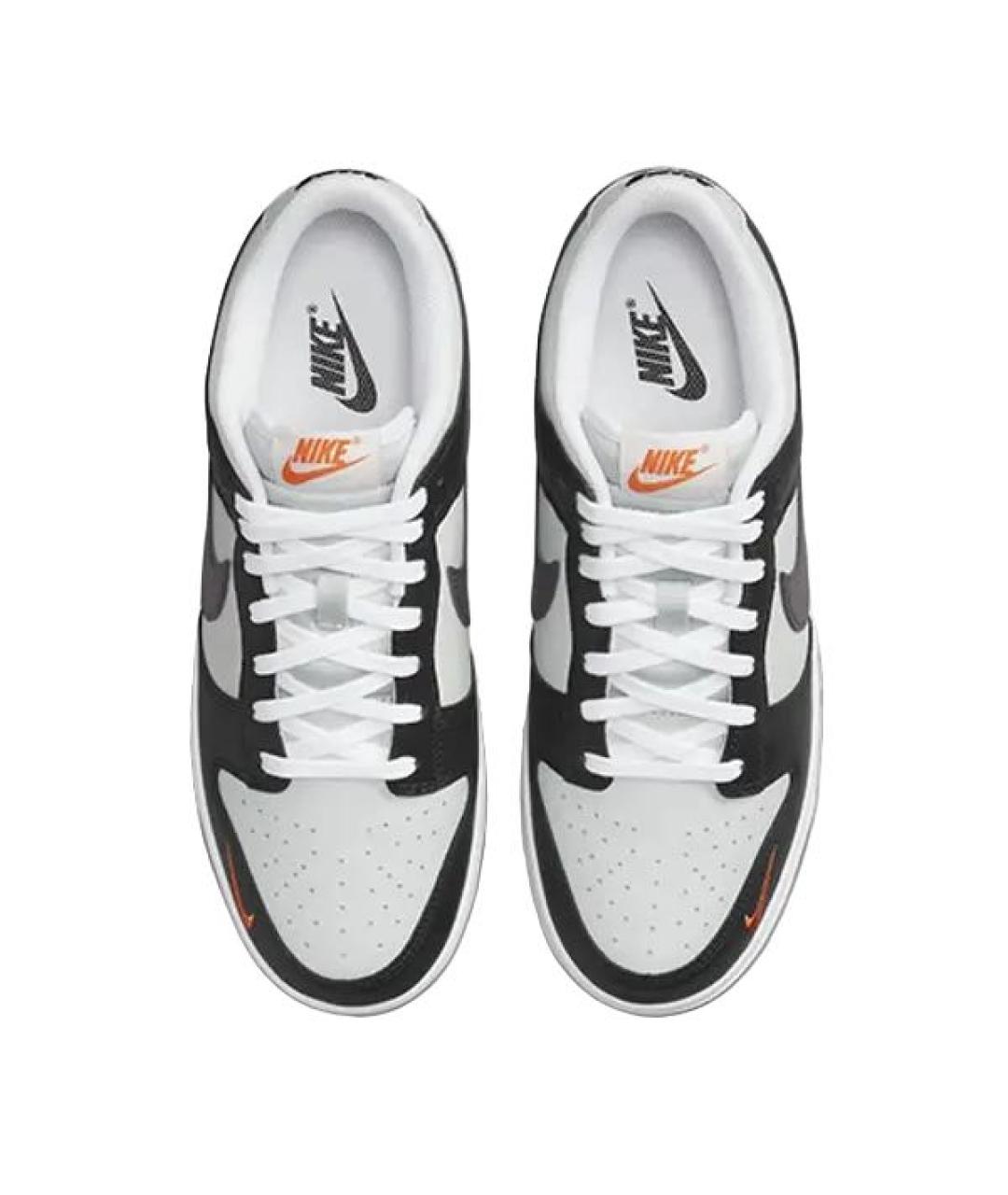 NIKE Черные кожаные низкие кроссовки / кеды, фото 3