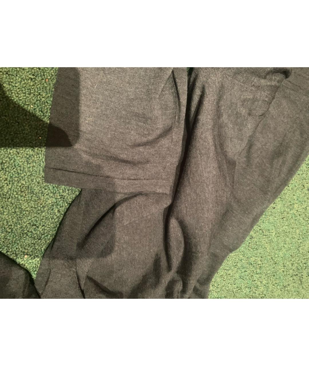 TAK.ORI Зеленые шерстяные прямые брюки, фото 7