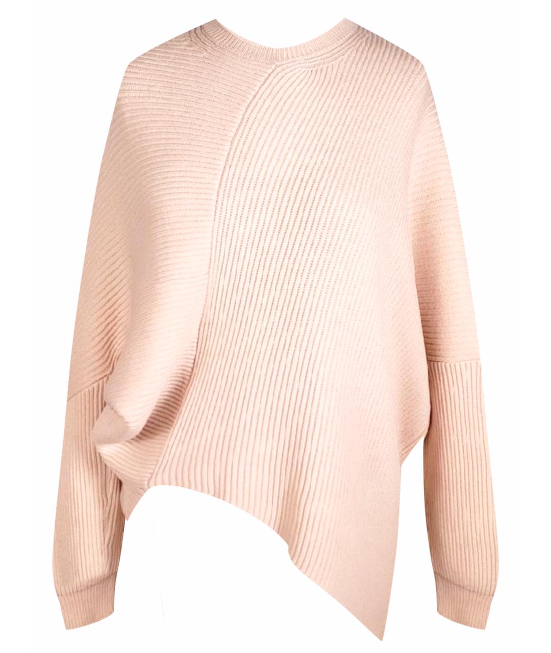 STELLA MCCARTNEY Розовый шерстяной джемпер / свитер, фото 1