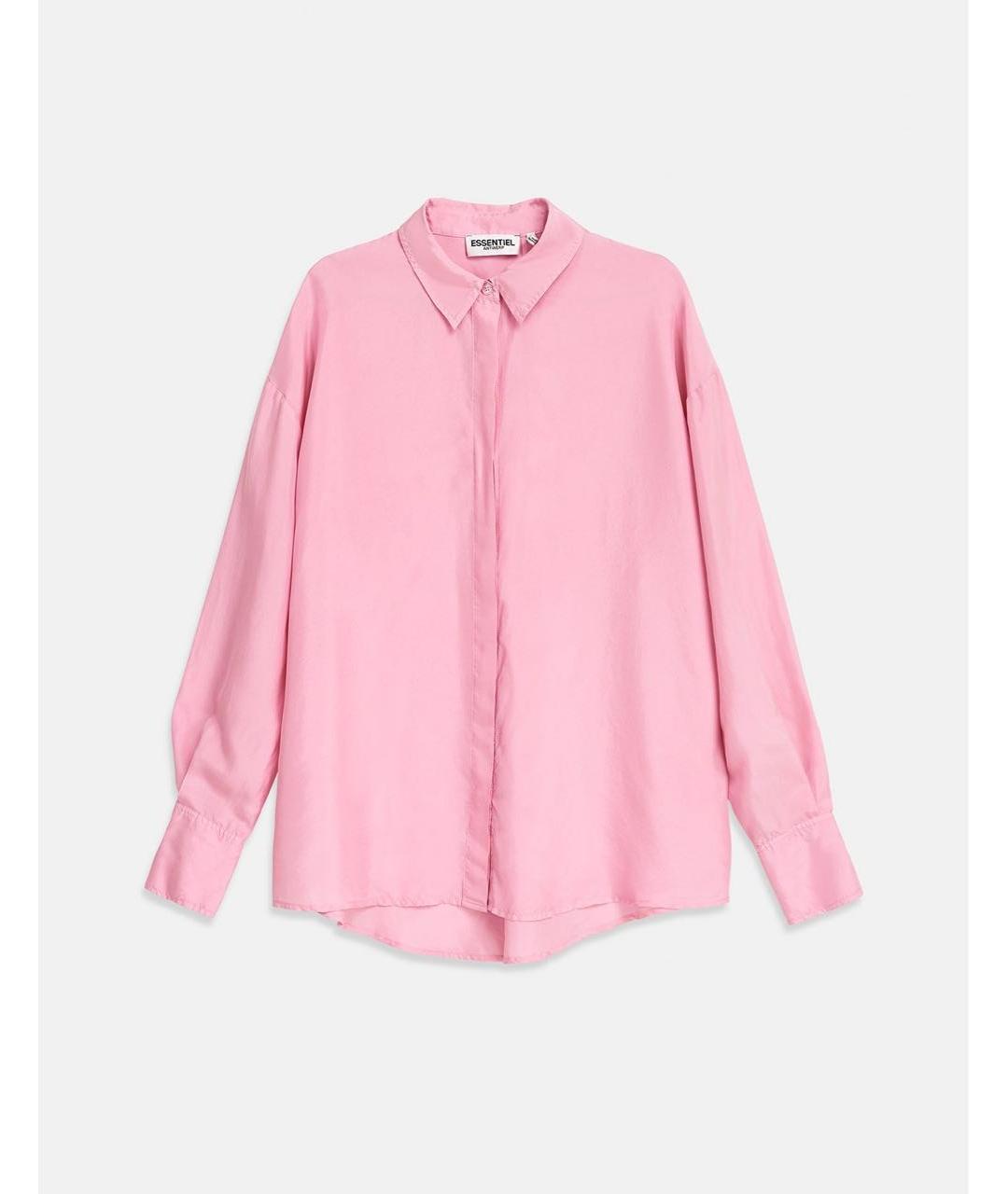 ESSENTIEL ANTWERP Розовая шелковая блузы, фото 5