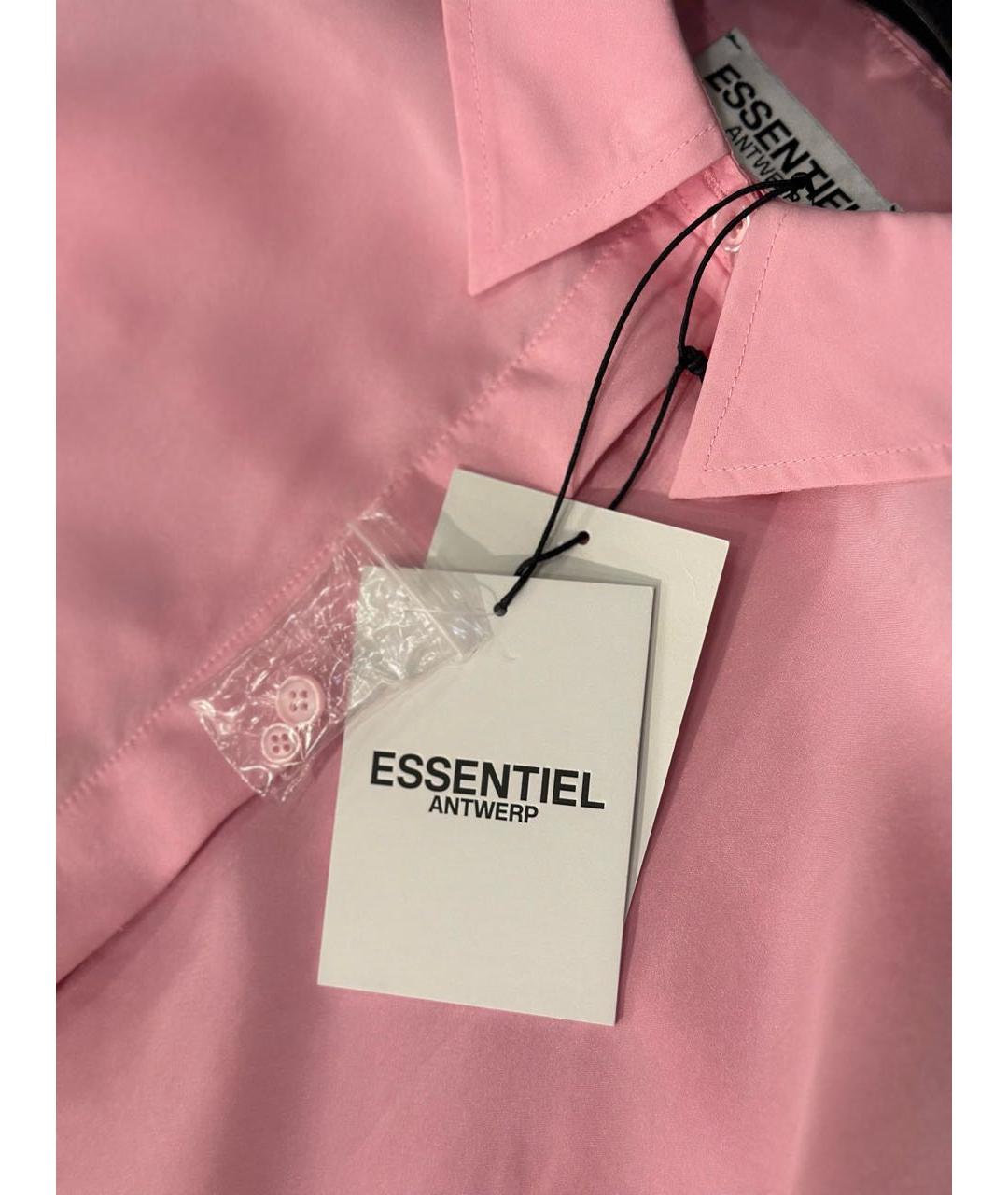 ESSENTIEL ANTWERP Розовая шелковая блузы, фото 4
