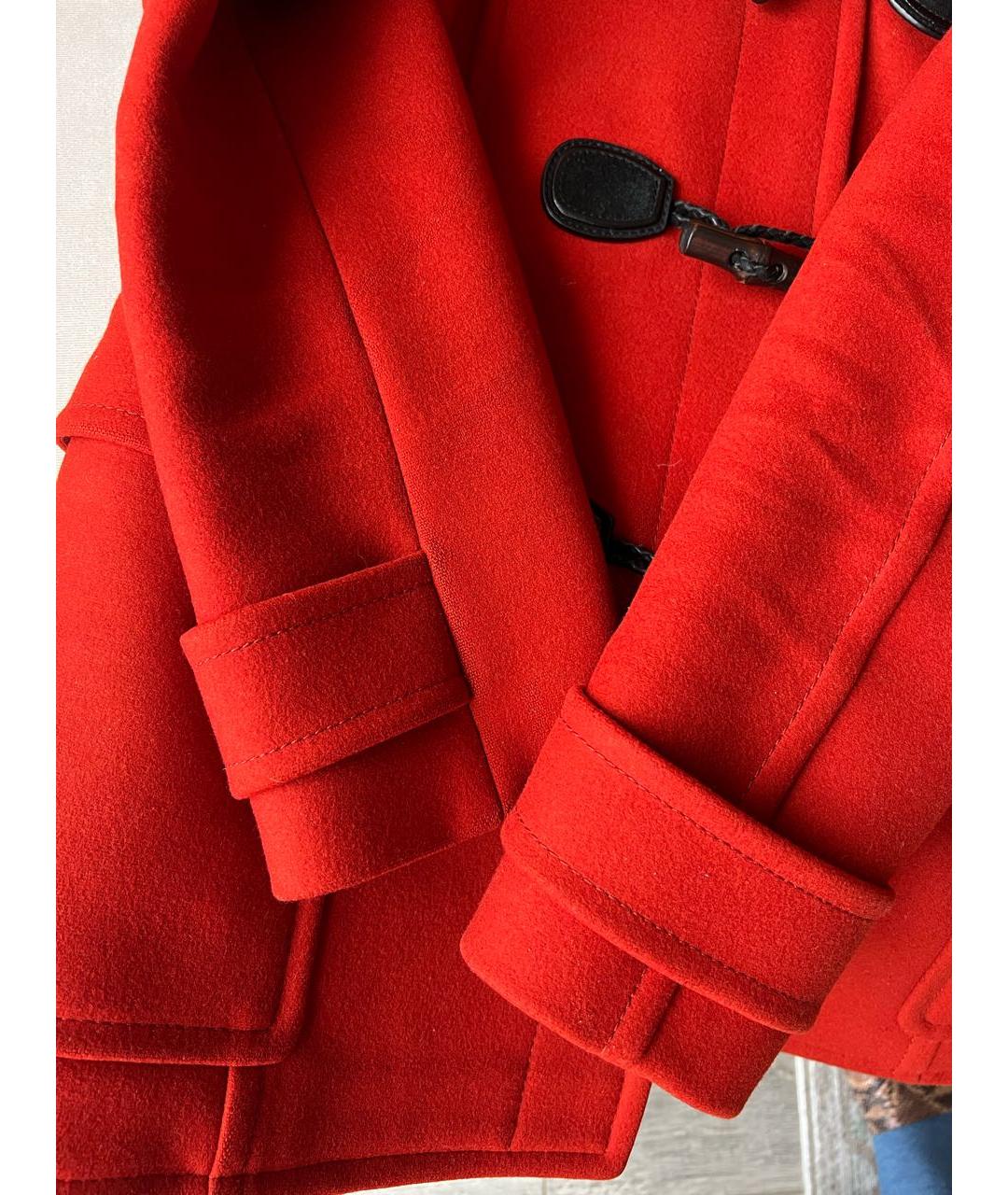 GUCCI Красное шерстяное пальто, фото 7