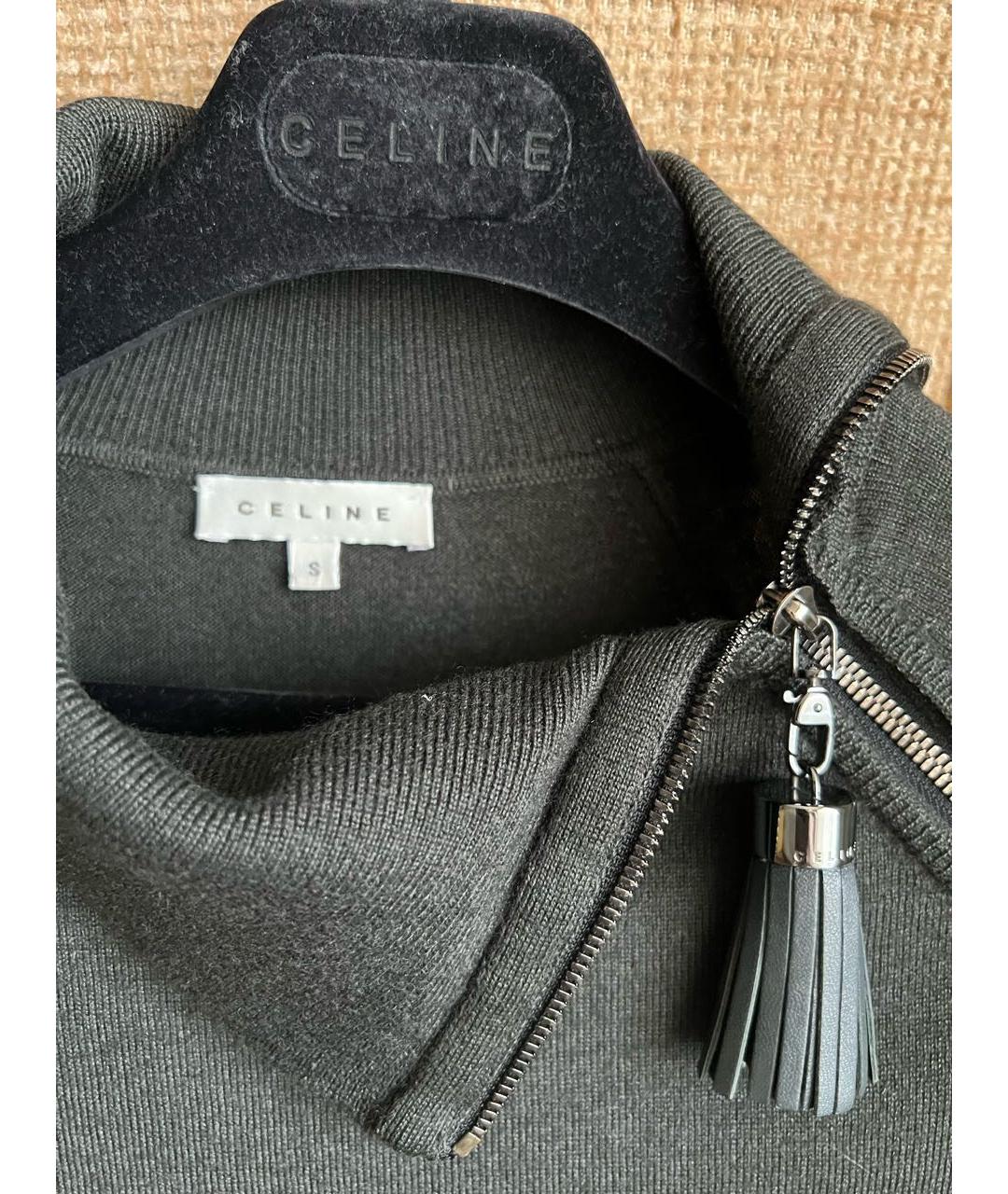 CELINE PRE-OWNED Зеленый джемпер / свитер, фото 3