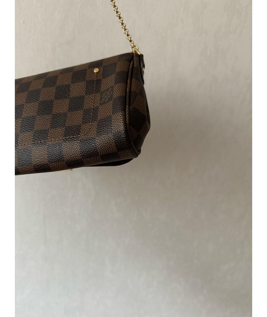 LOUIS VUITTON Коричневая сумка через плечо, фото 3