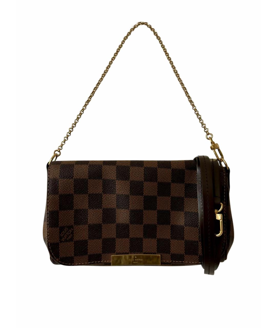 LOUIS VUITTON Коричневая сумка через плечо, фото 1