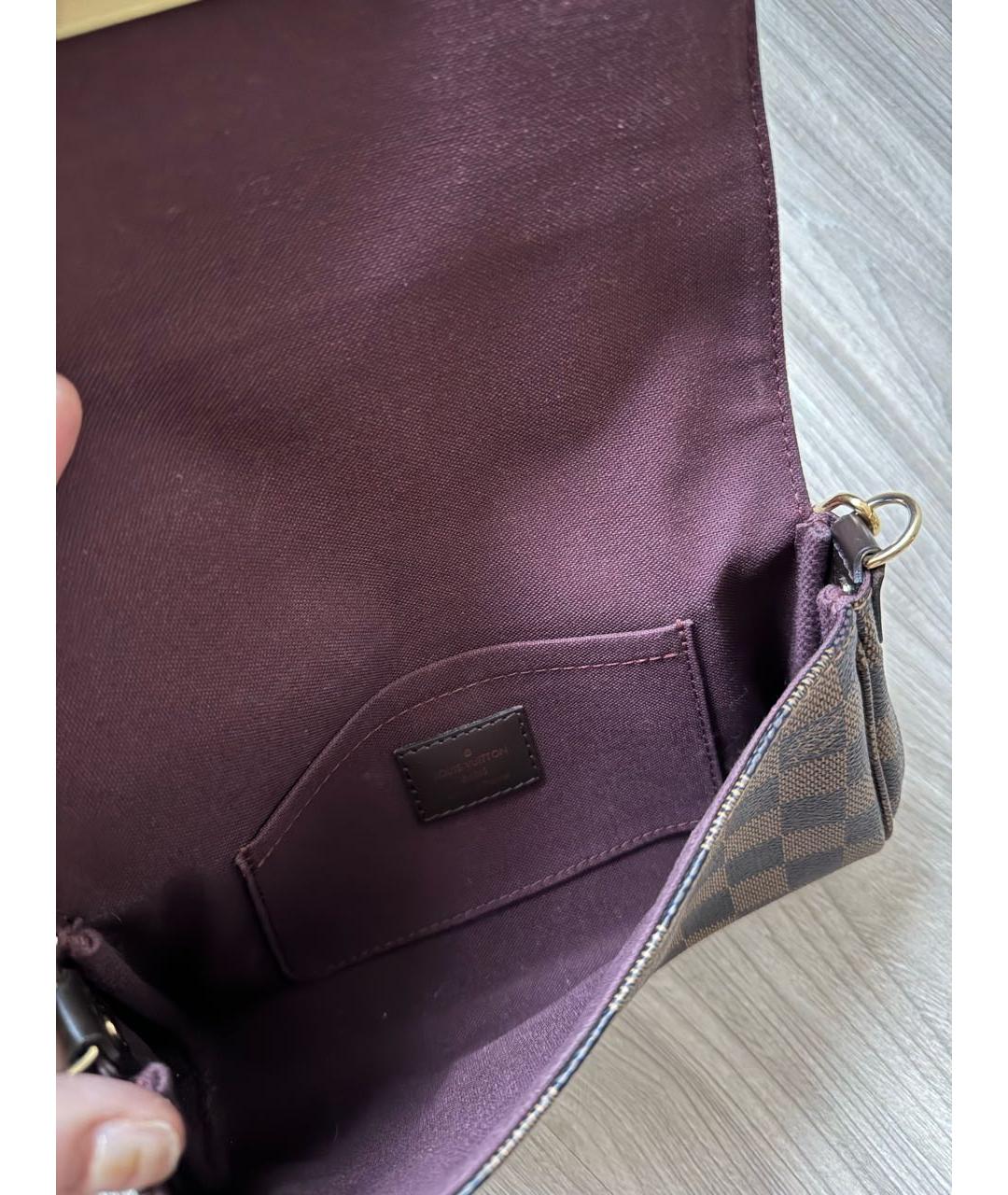LOUIS VUITTON Коричневая сумка через плечо, фото 8