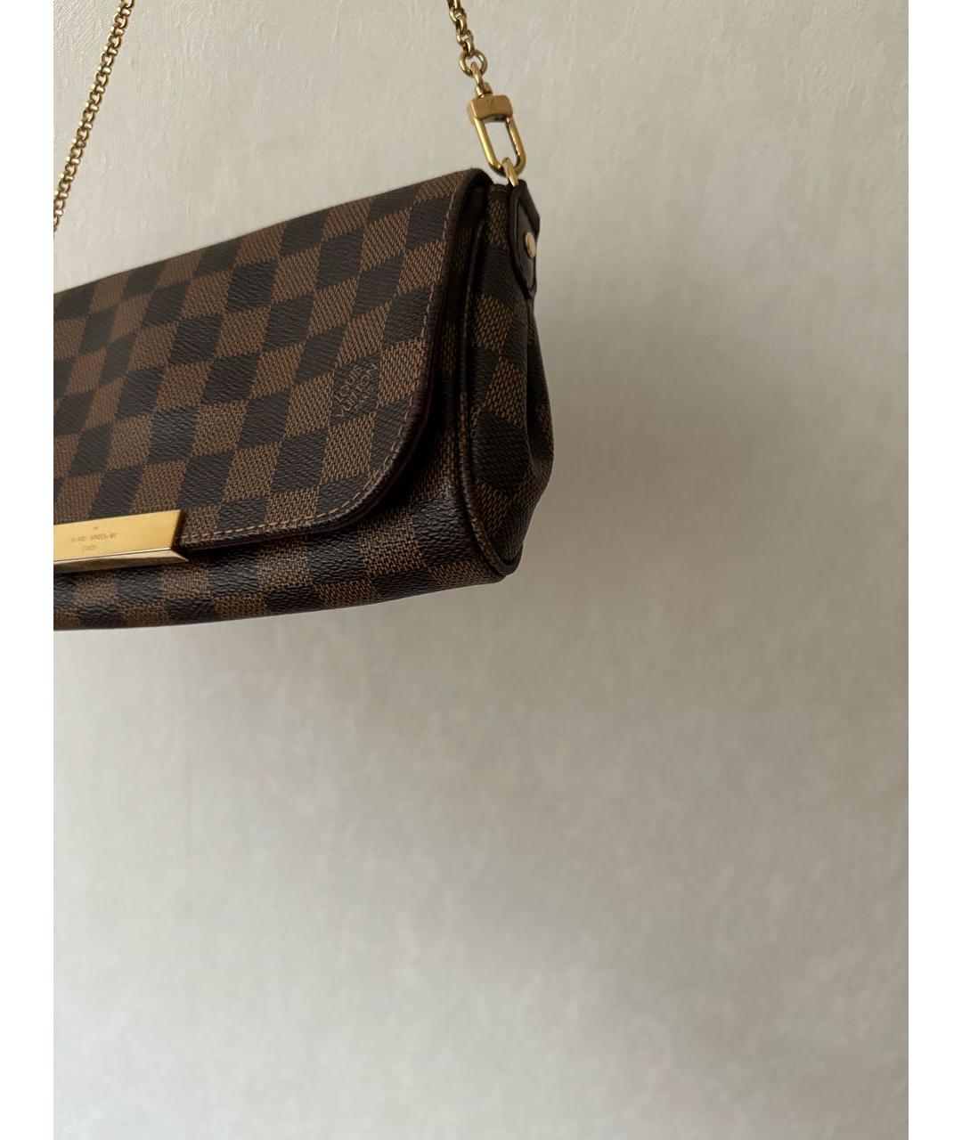 LOUIS VUITTON Коричневая сумка через плечо, фото 5