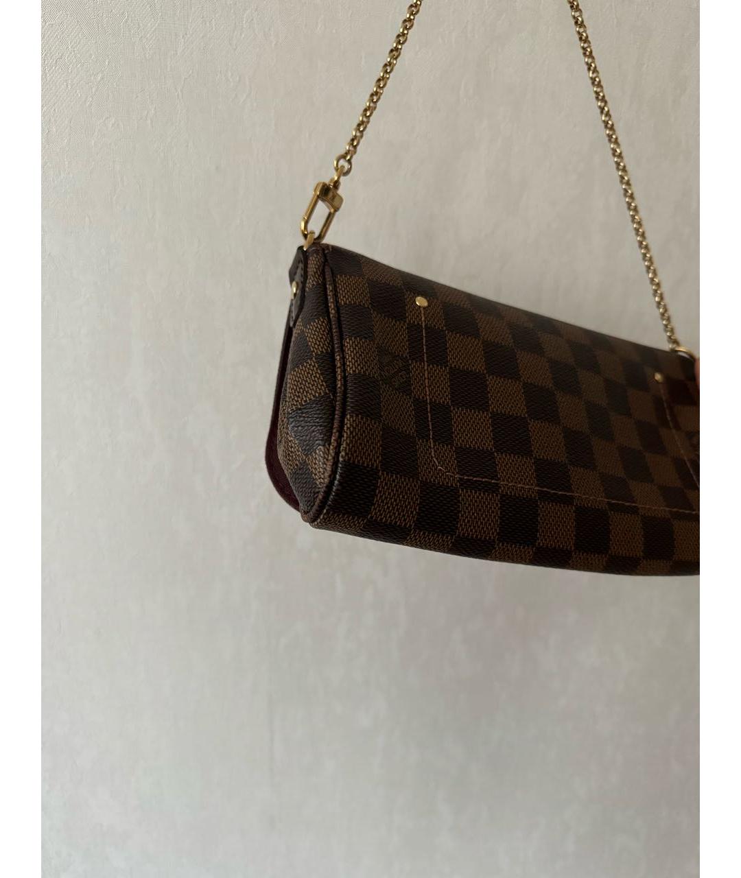LOUIS VUITTON Коричневая сумка через плечо, фото 4