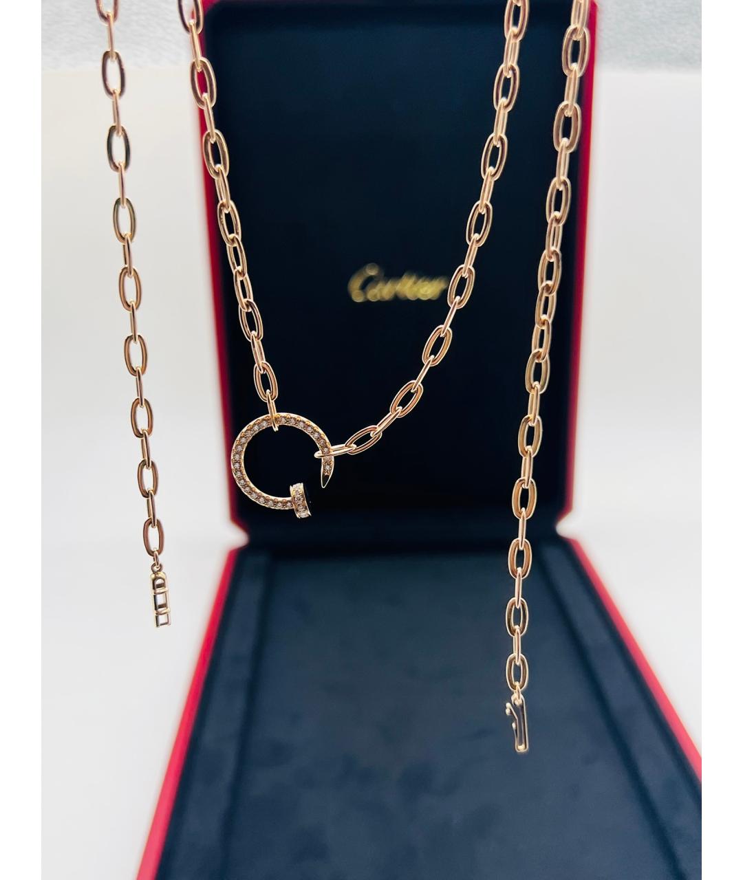 CARTIER Золотая цепочка из розового золота, фото 4