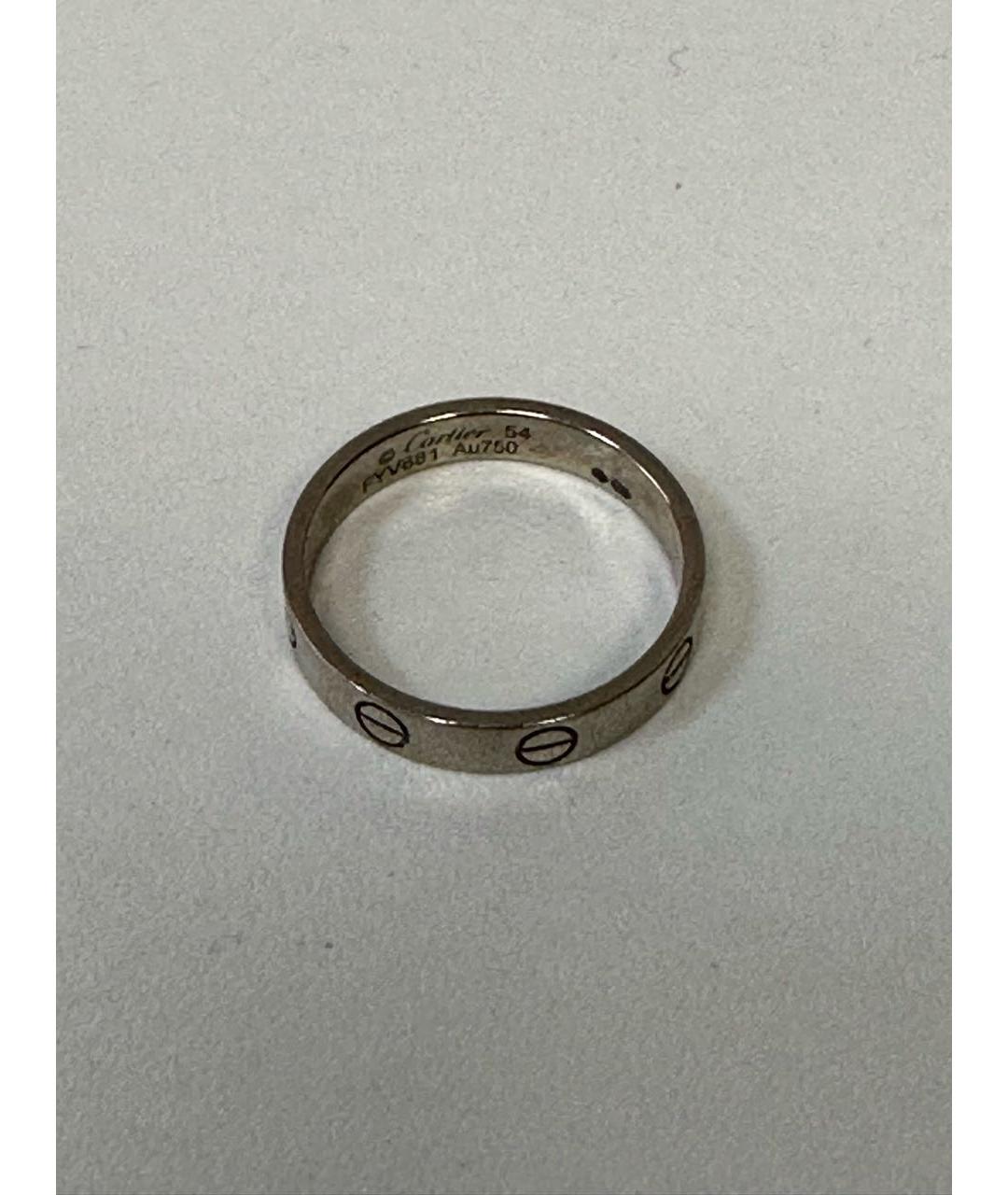 CARTIER Белое кольцо из белого золота, фото 4