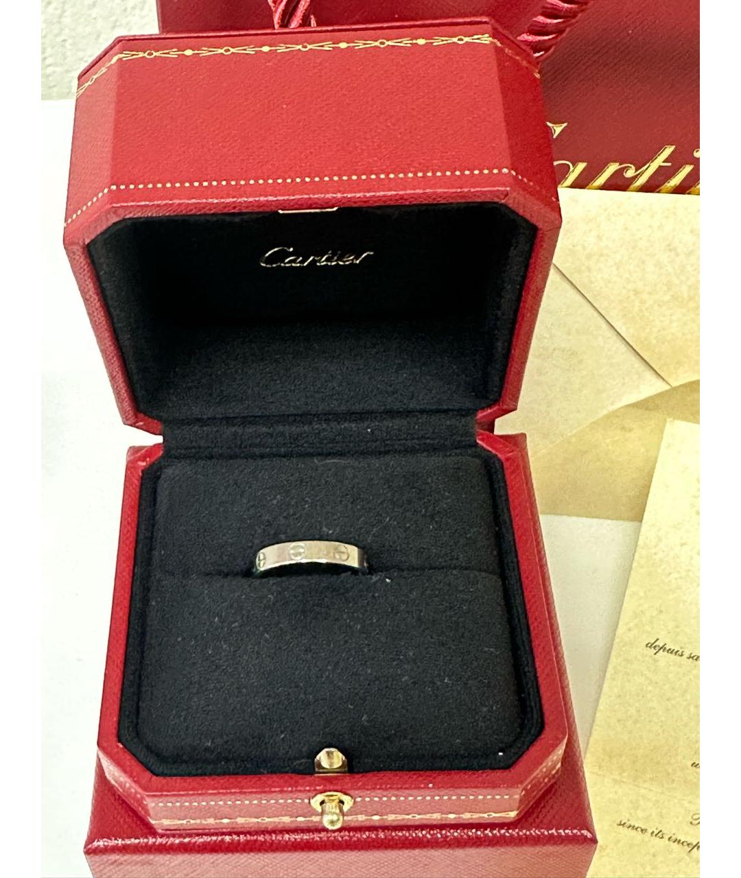 CARTIER Белое кольцо из белого золота, фото 2
