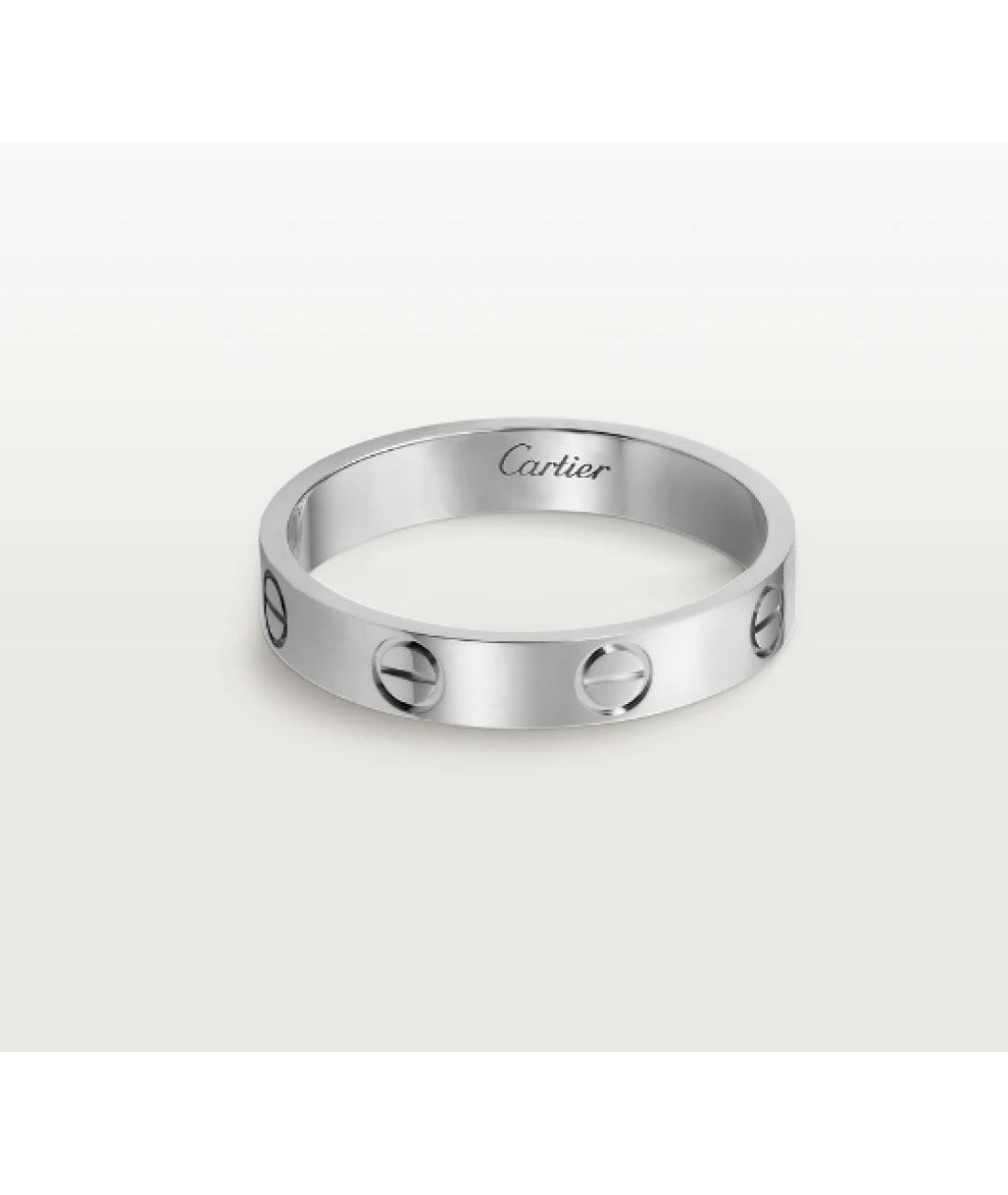 CARTIER Белое кольцо из белого золота, фото 5