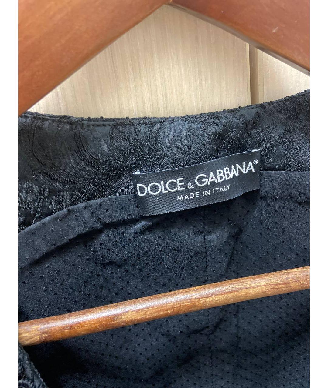 DOLCE&GABBANA Черный жилет, фото 3