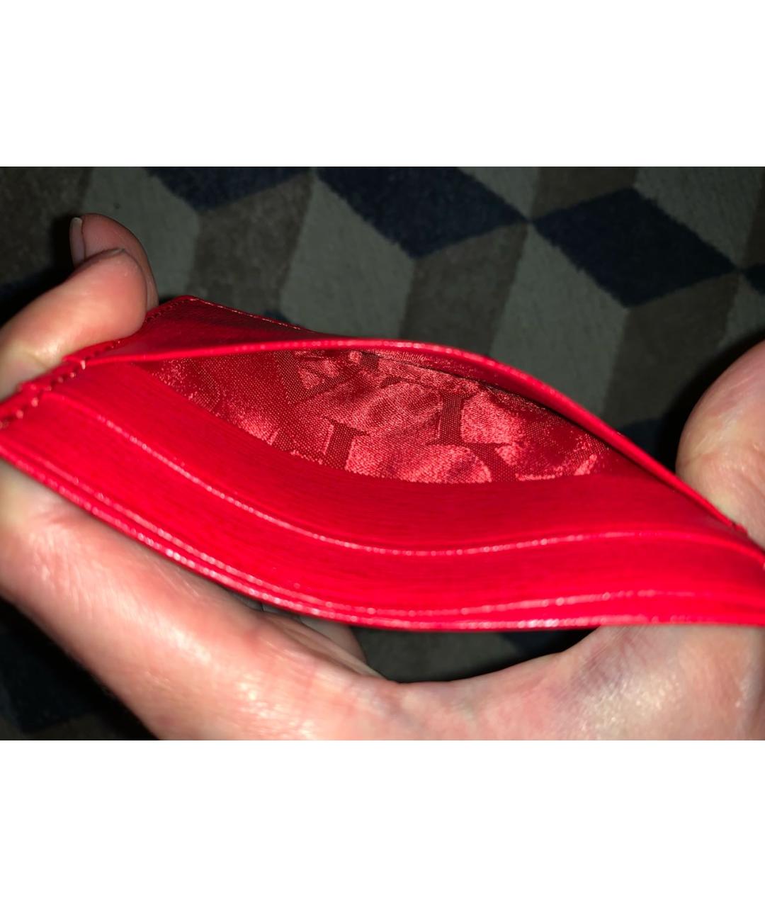 FURLA Красный кожаный кардхолдер, фото 4