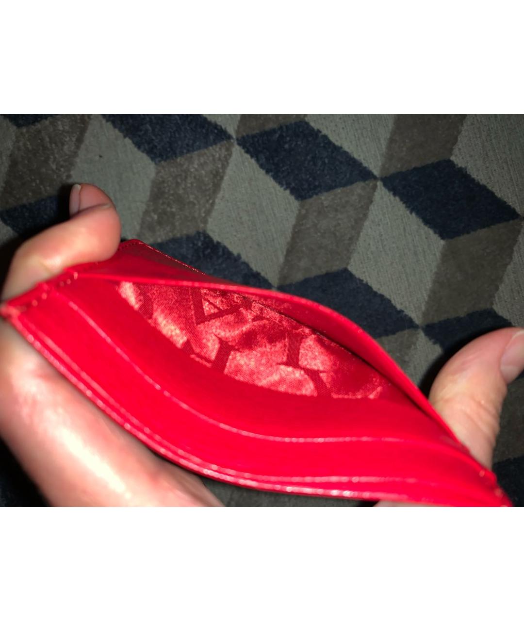 FURLA Красный кожаный кардхолдер, фото 2