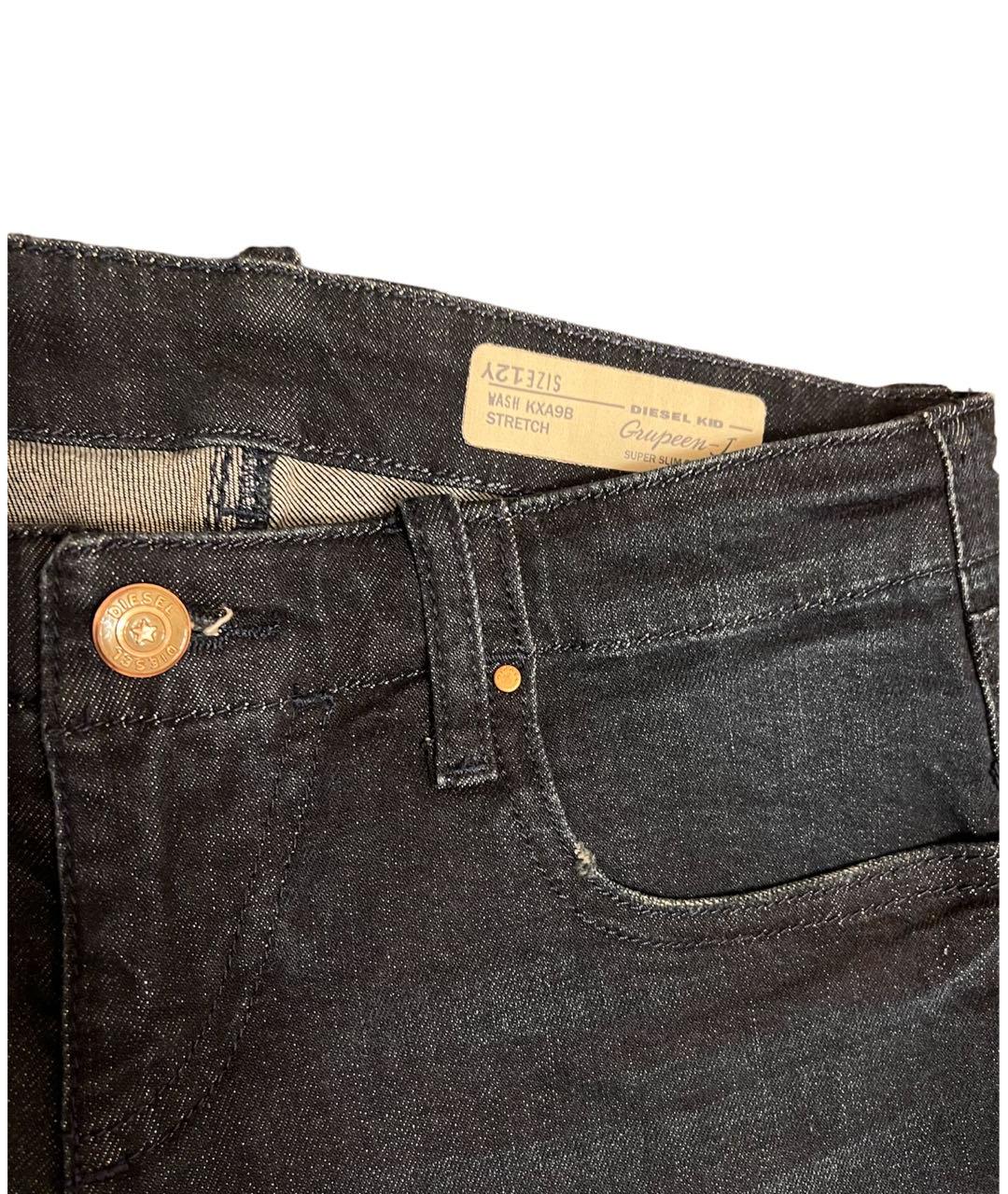 DIESEL Темно-синие деним детские джинсы, фото 3