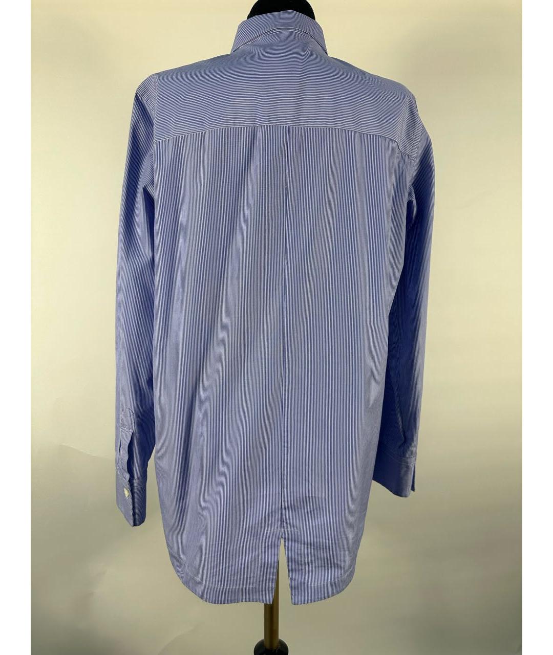 BRUNELLO CUCINELLI Синяя хлопковая рубашка, фото 2