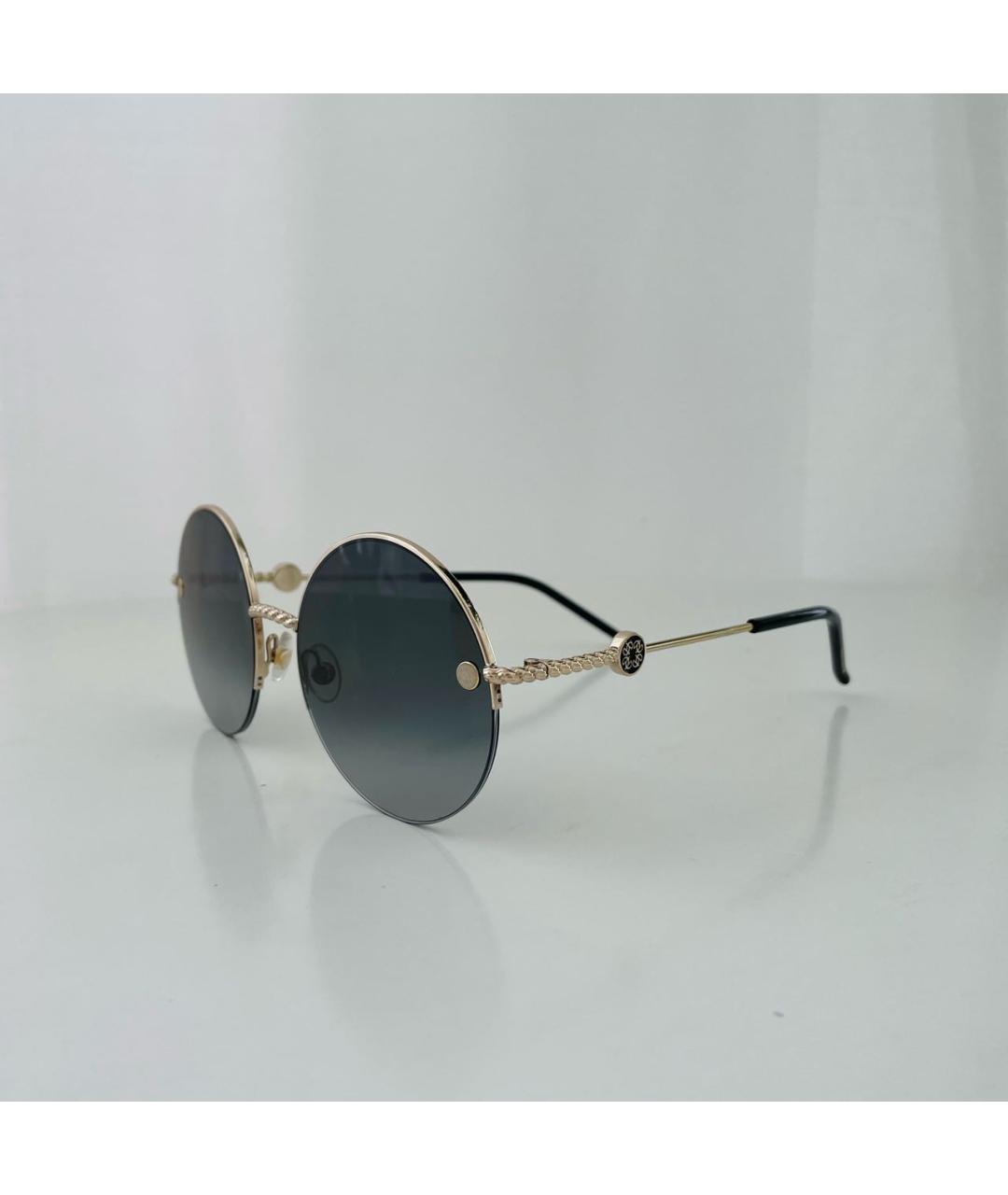 ELIE SAAB Серые металлические солнцезащитные очки, фото 2