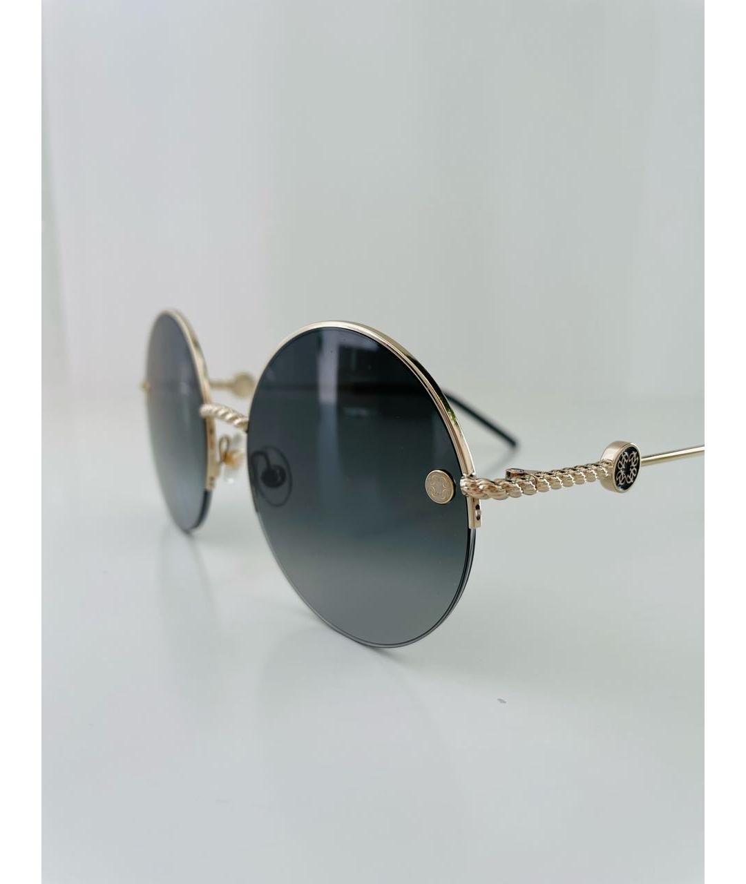 ELIE SAAB Серые металлические солнцезащитные очки, фото 6