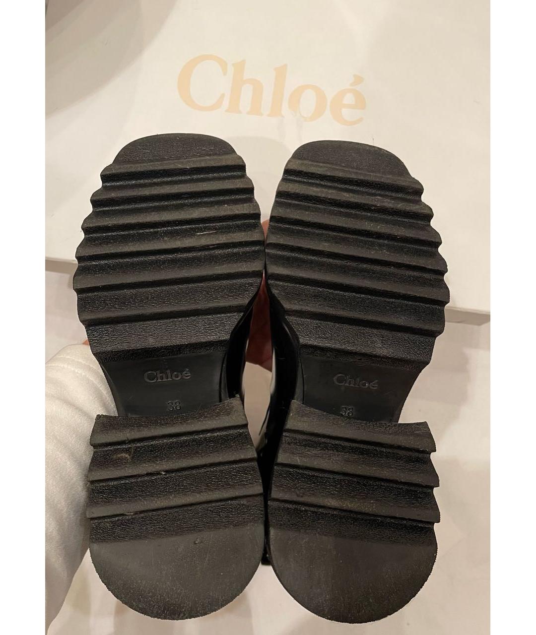 CHLOE Черные резиновые сапоги, фото 6