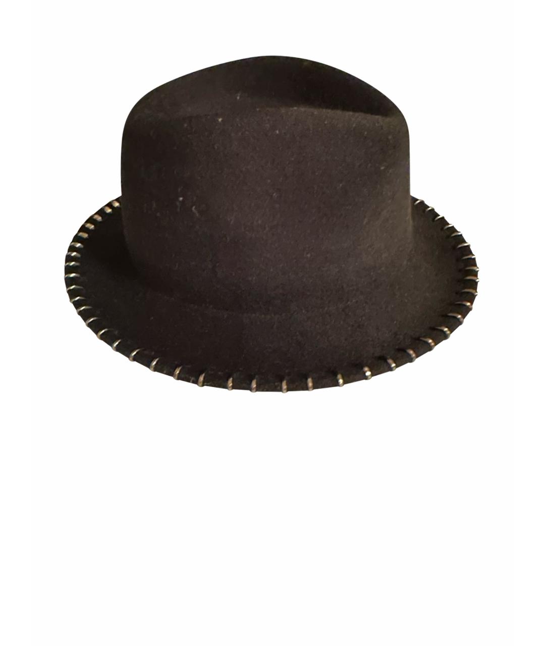 EUGENIA KIM Черная шляпа, фото 1