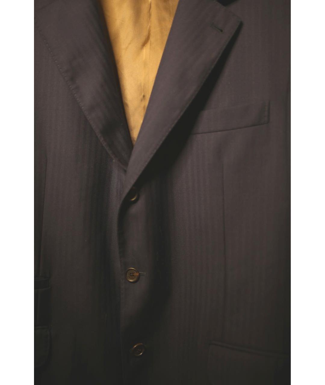 BRUNELLO CUCINELLI Синий шерстяной пиджак, фото 4