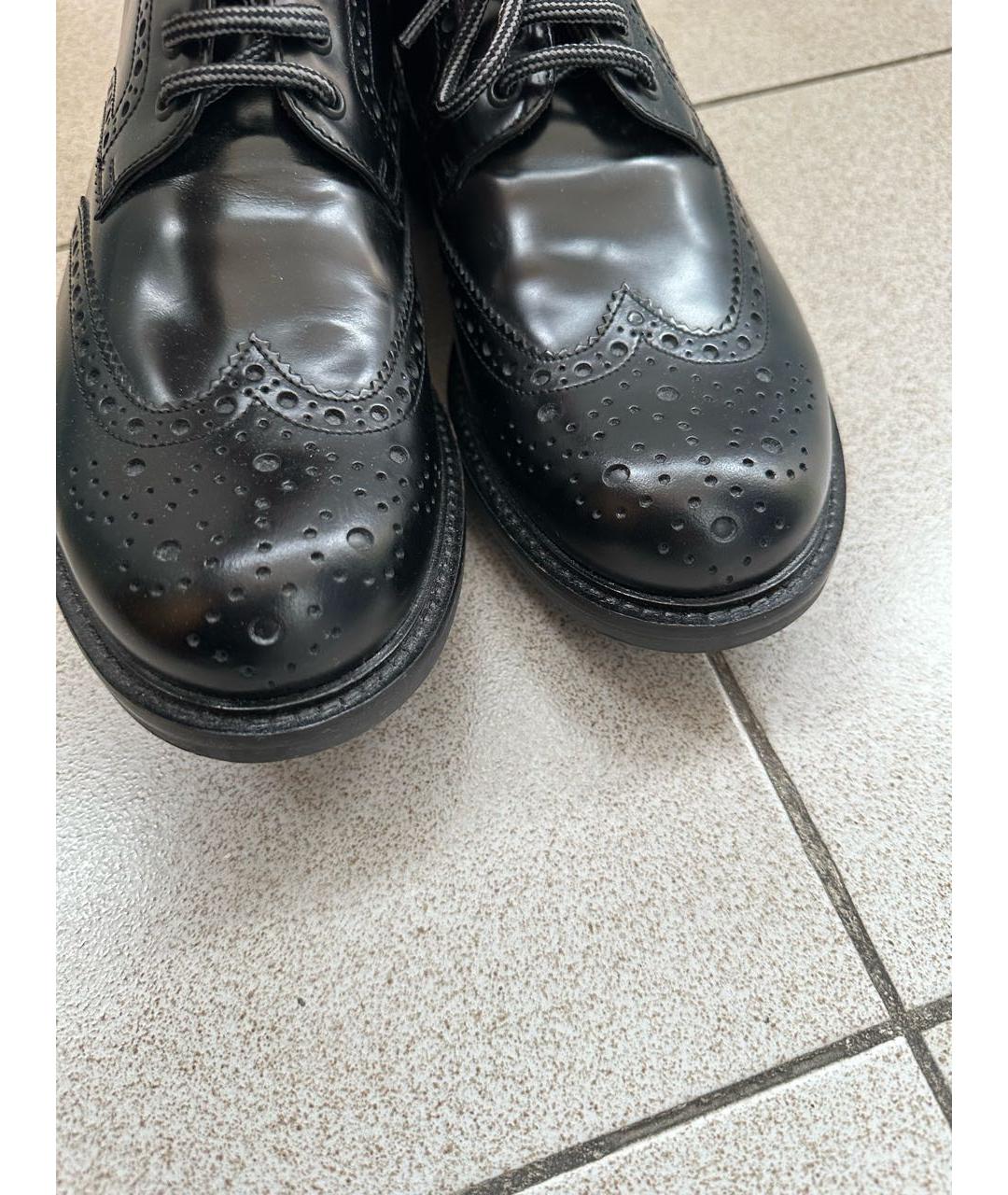 POLLINI Черные кожаные туфли, фото 7