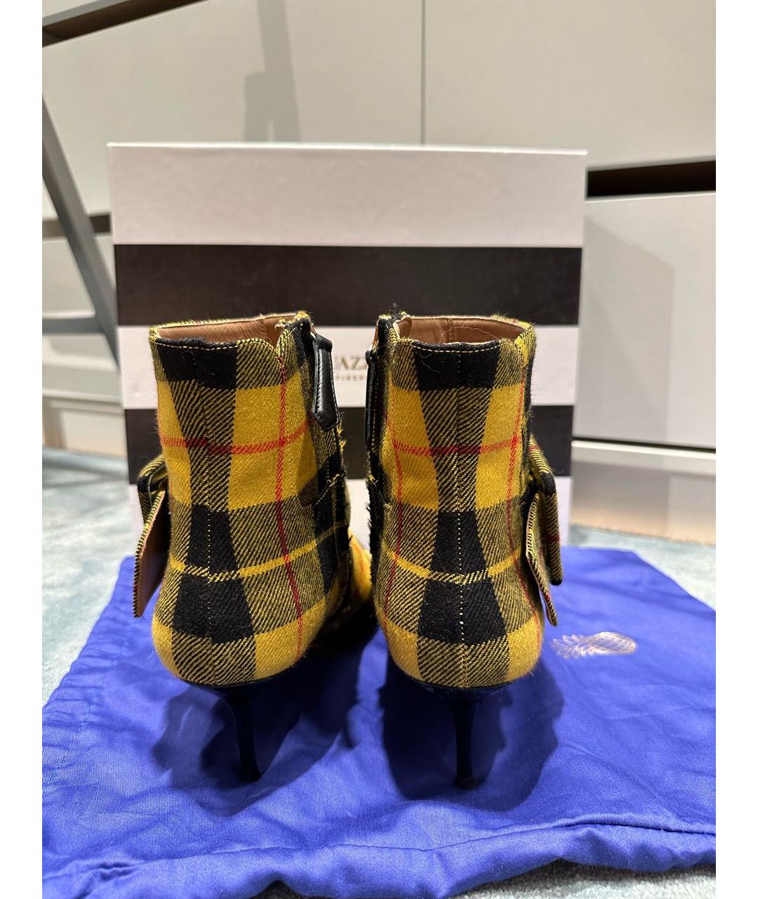 AQUAZZURA Мульти текстильные ботильоны, фото 4