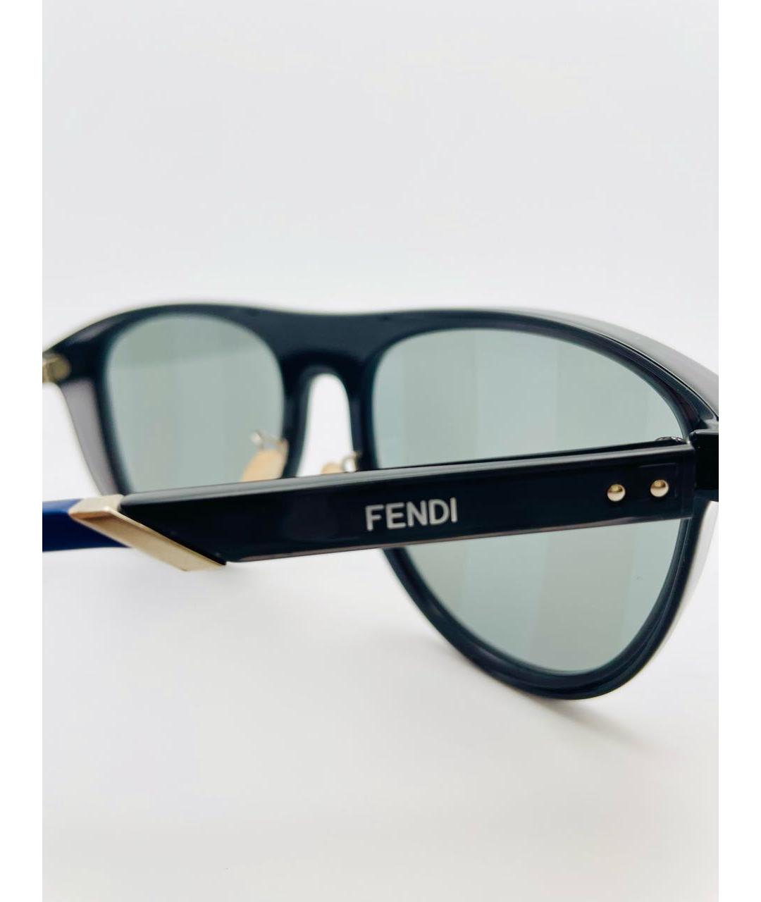 FENDI Мульти пластиковые солнцезащитные очки, фото 5