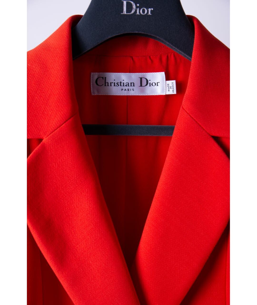 CHRISTIAN DIOR PRE-OWNED Красное шерстяное пальто, фото 3