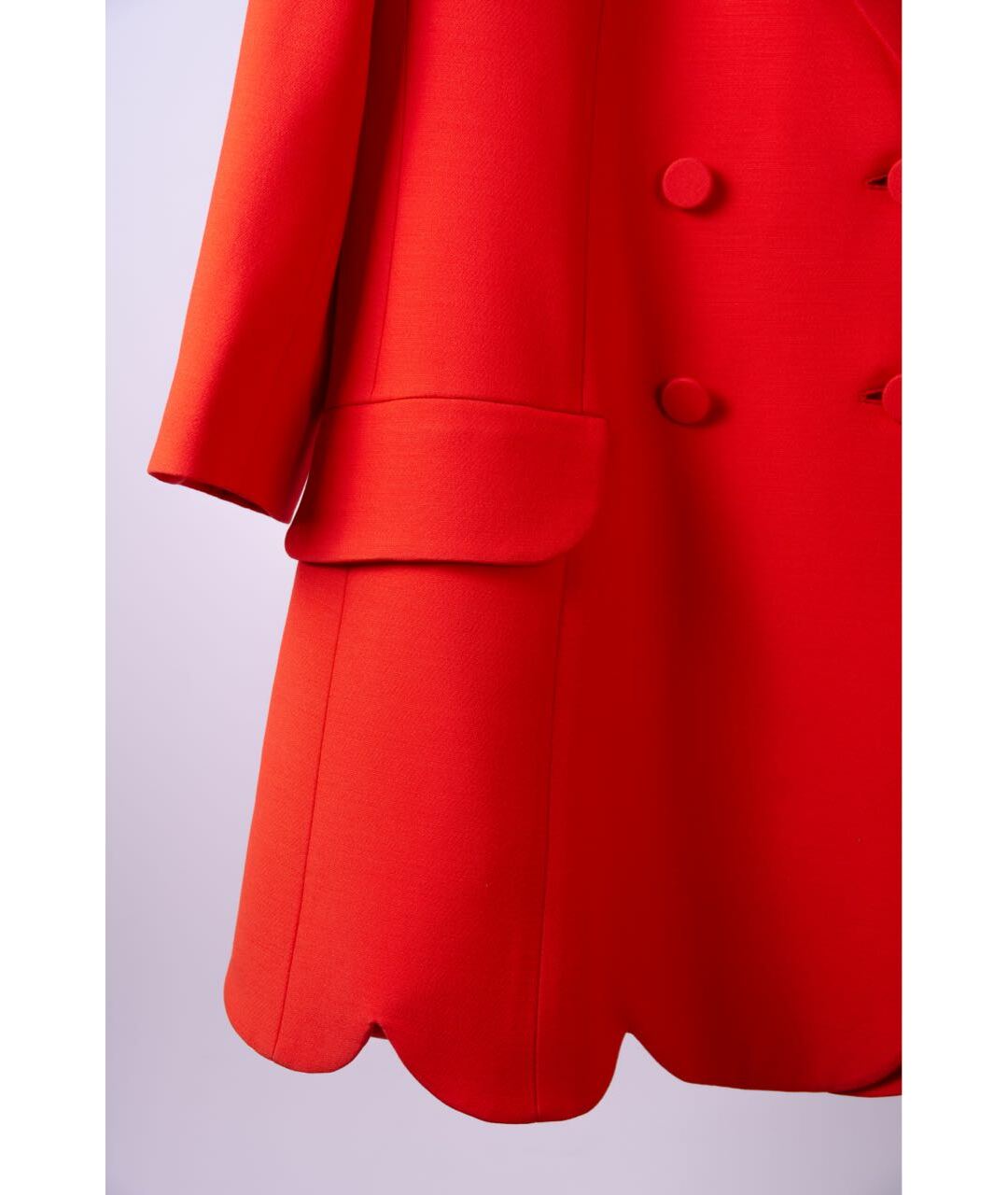 CHRISTIAN DIOR PRE-OWNED Красное шерстяное пальто, фото 4